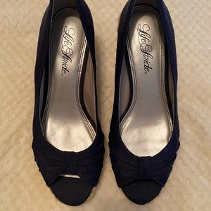 🌸Navy Life Stride Wedges Heels Shoes🌸